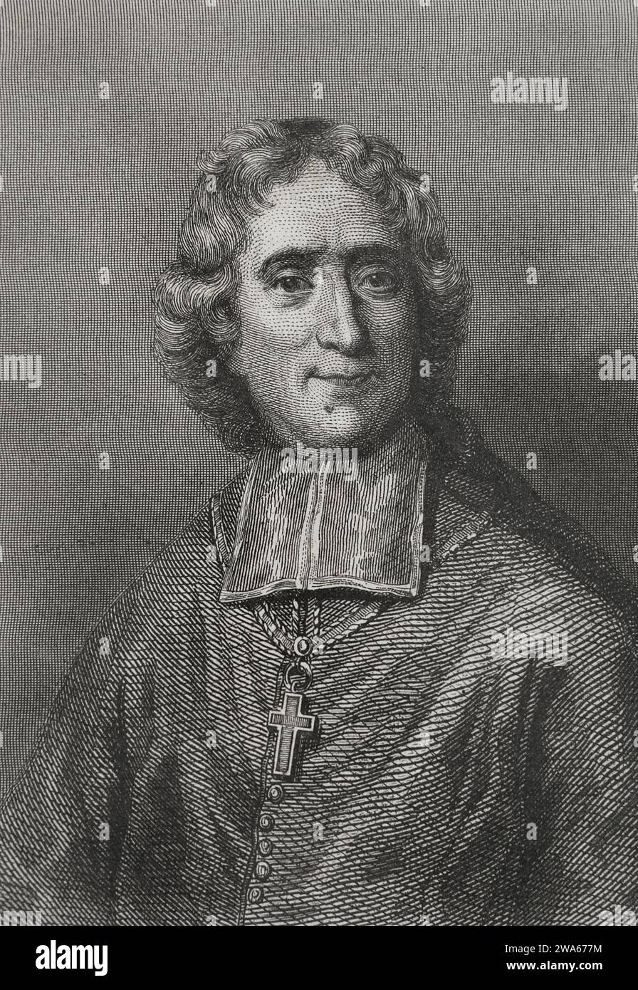 Writer Portrait Francois Fenelon (1651-1715). French theologian, Catholic bishop, poet ...