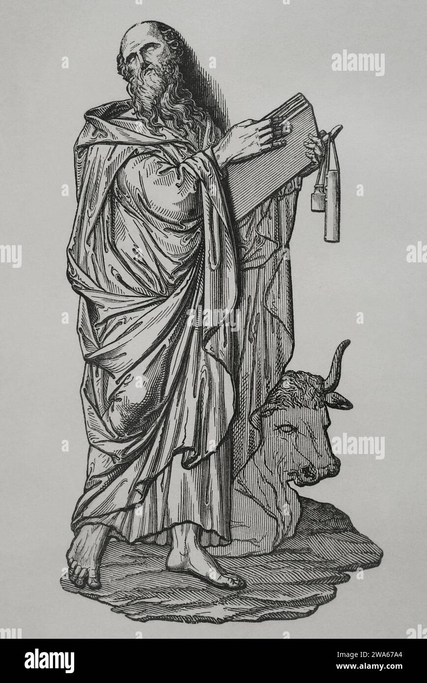 Saint Luke the Evangelist. Author of one of the four canonical Gospels ...