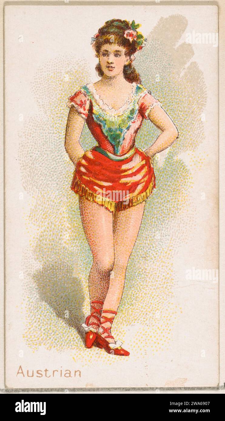 Austrian Dancer, from the Dancing Women series (N186) issued by Wm. S ...