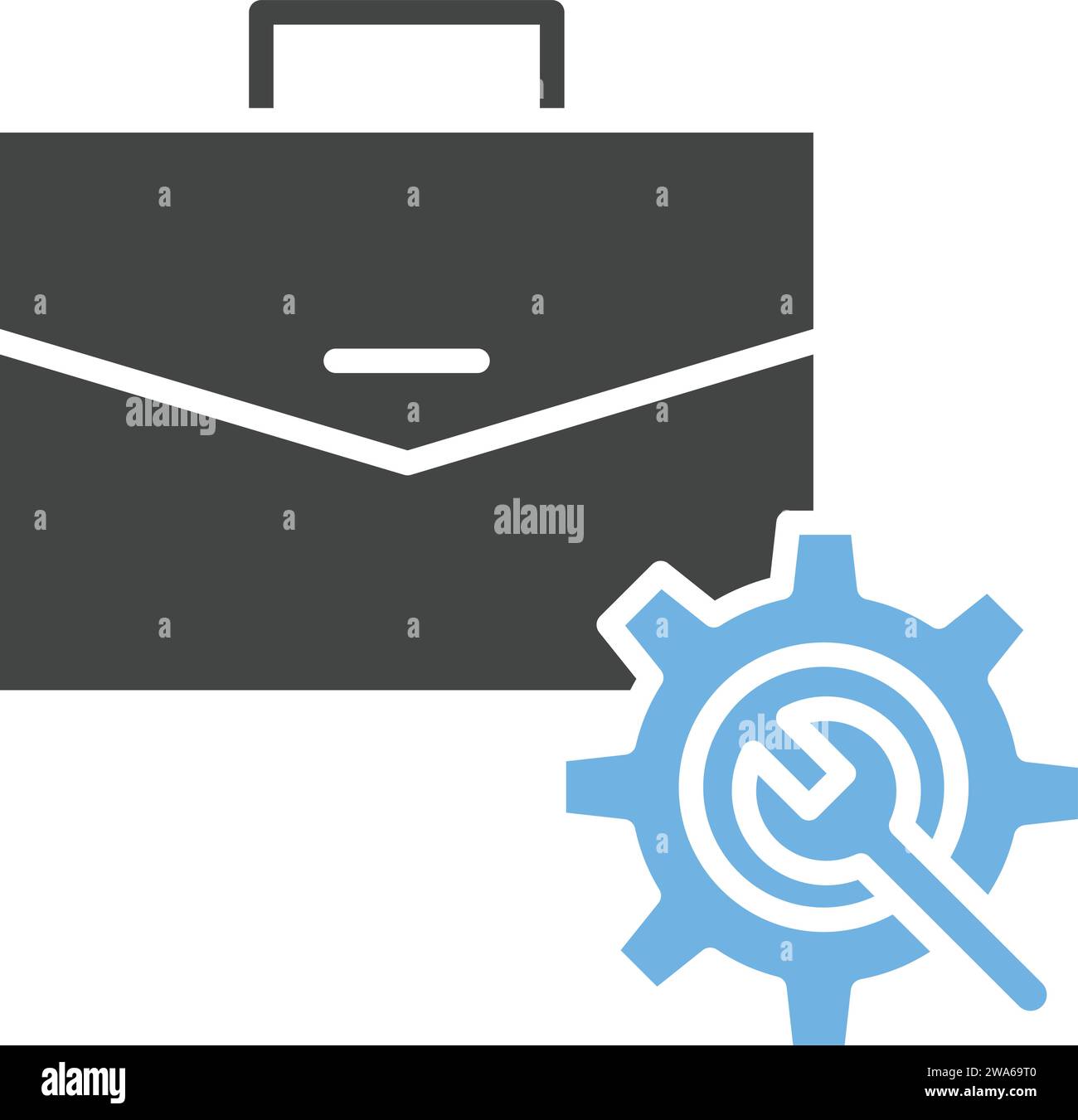 Portfolio Management icon vector image. Stock Vector