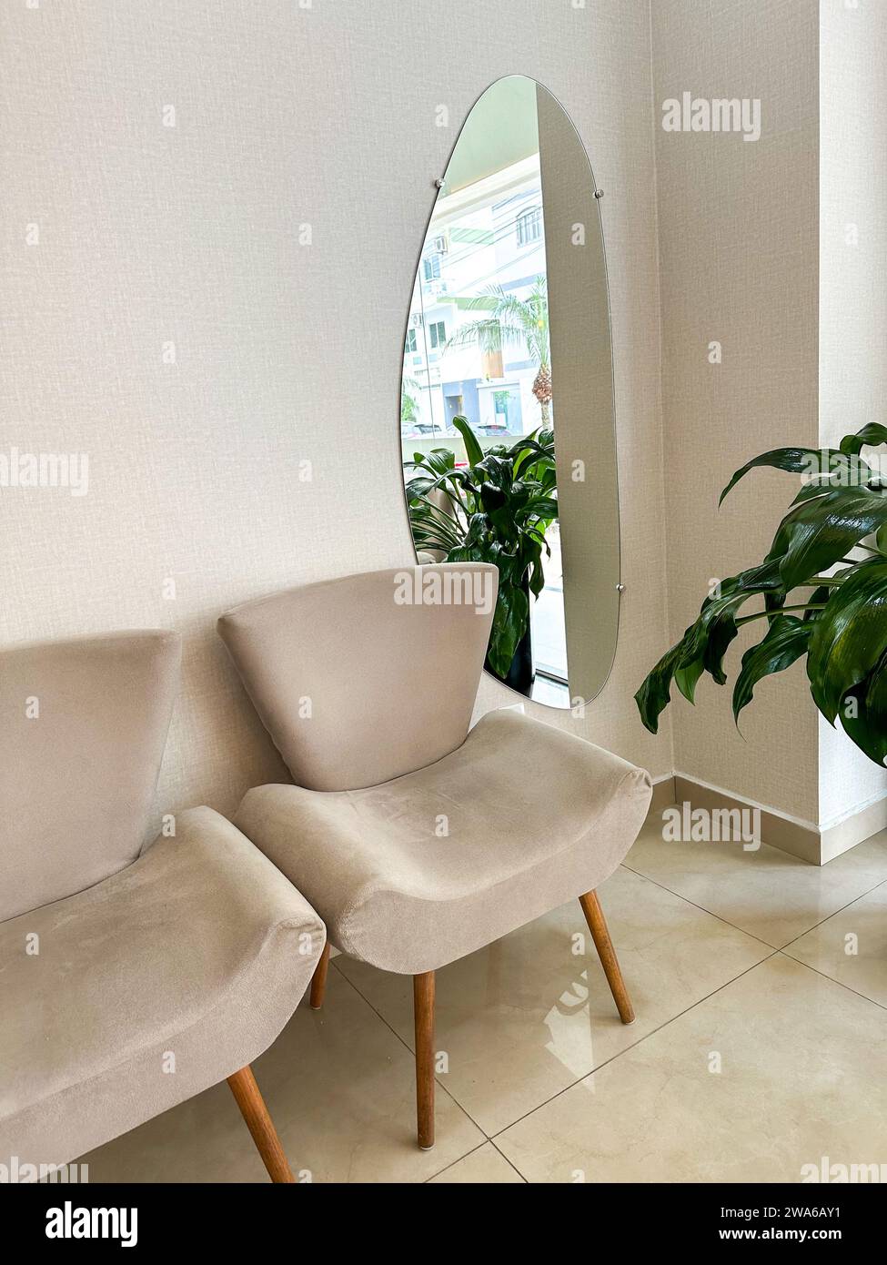 Reception Environment Decorated environment for workplace reception Stock Photo - Alamy