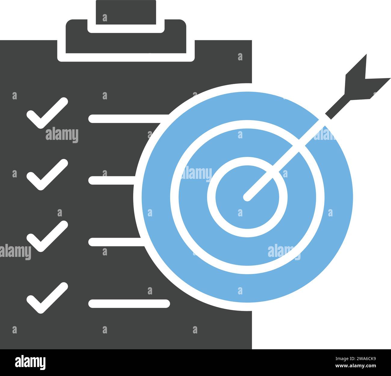 Set Goals icon vector image. Stock Vector