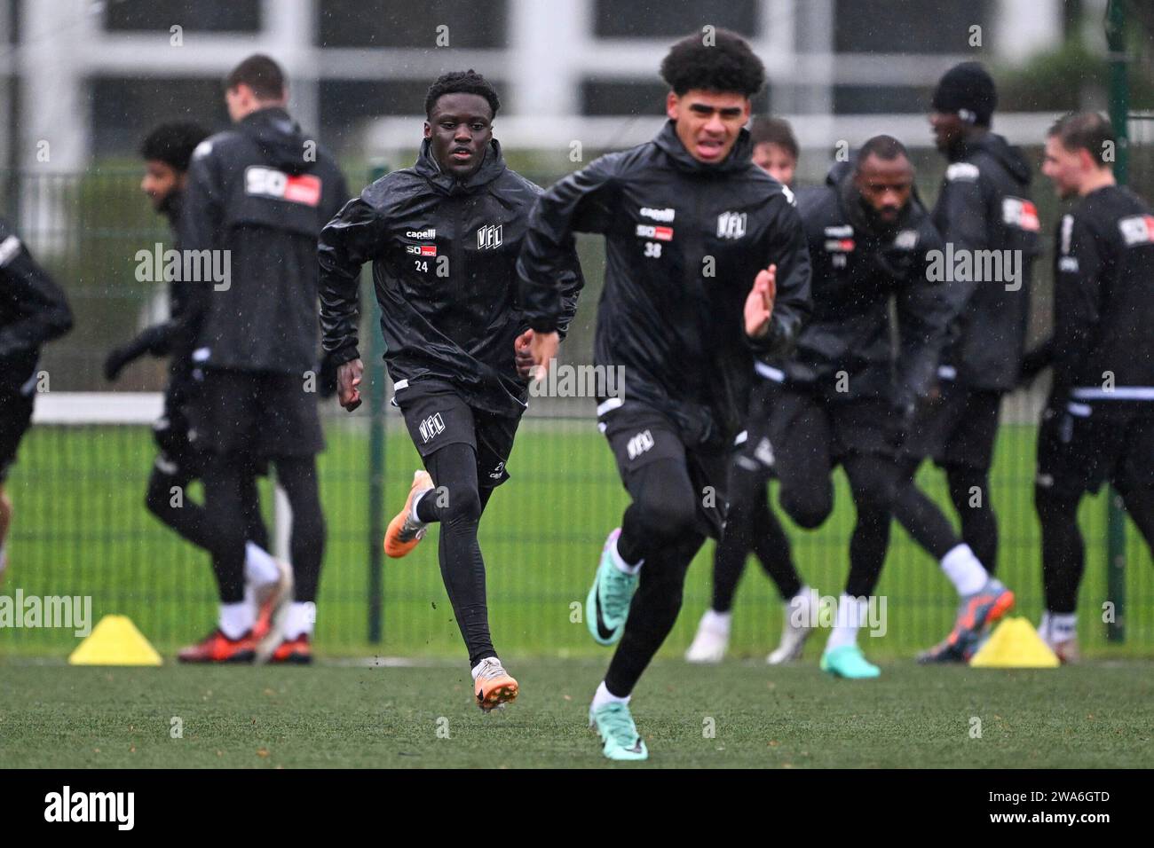 2. Liga - Training beim VfL Osnabrück am 02.01.2024 am Sportpark Illoshöhe in Osnabrück Foto: osnapix Stock Photo