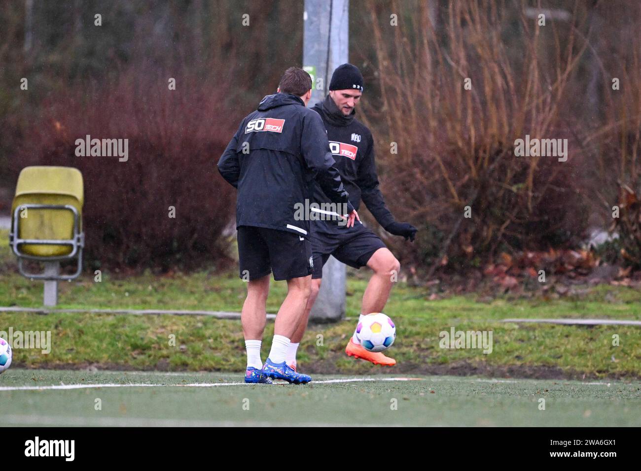 2. Liga - Training beim VfL Osnabrück am 02.01.2024 am Sportpark Illoshöhe in Osnabrück Timo Beermann (Osnabrueck) Foto: osnapix Stock Photo