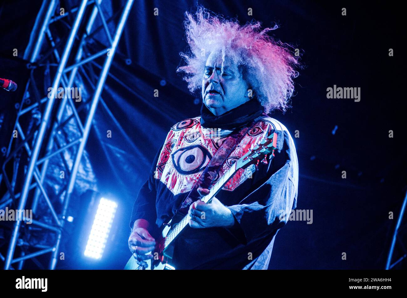 Buzz Osborne of the Melvins performing at Technopolis, Athens / Greece, July 2023 Stock Photo