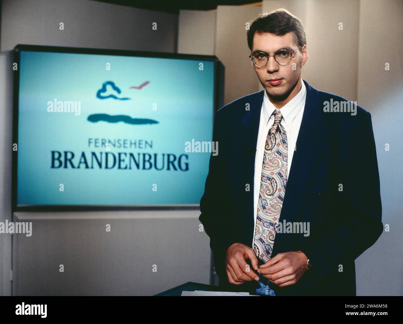 Raiko Thal, aka Raimer Thal, deutscher Journalist, moderiert beim TV
