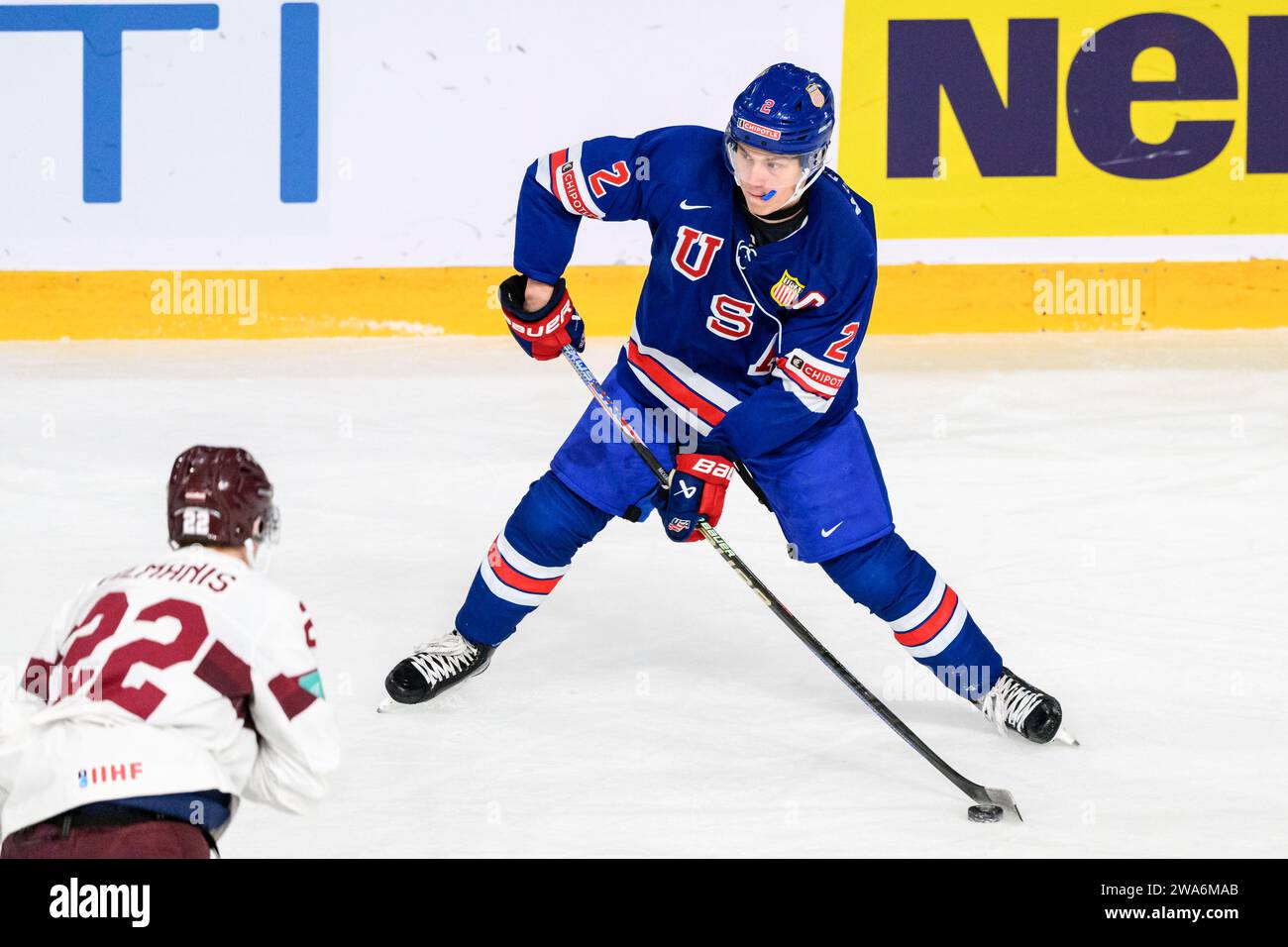 Rutger McGroarty of, USA. , . during the 2025 IIHF World Junior