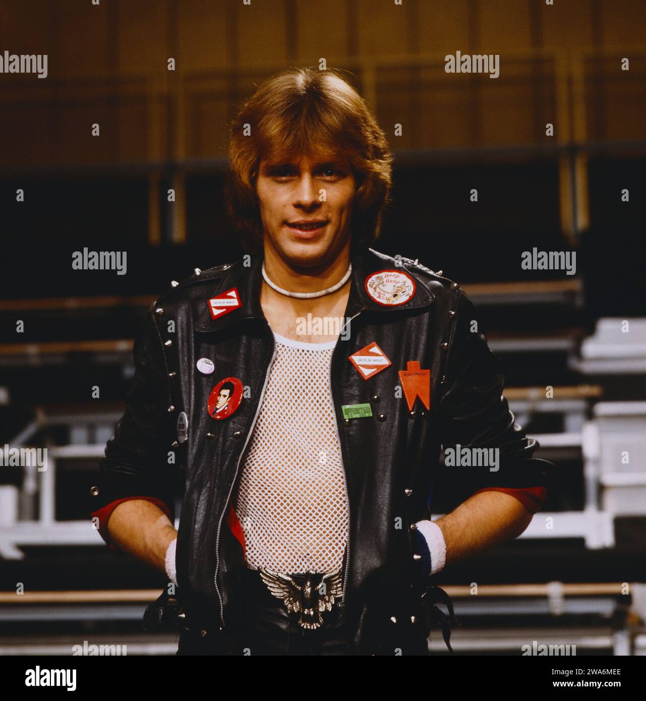 Hitparade, ZDF Musiksendung, 1980, Schlagersänger Benny, aka Benny