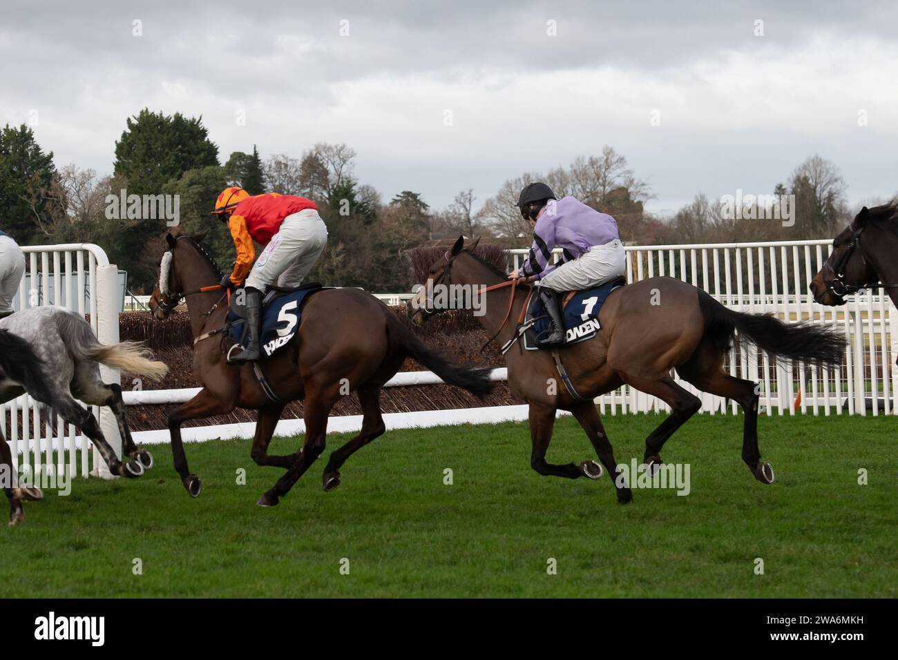 Ascot, Berkshire, UK. 22nd December, 2023. Riders in the Howden