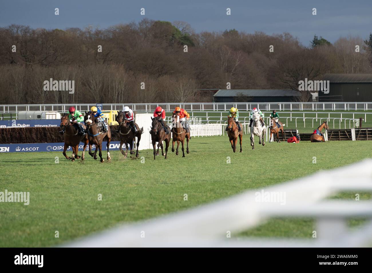 Ascot, Berkshire, UK. 22nd December, 2023. Riders in the Howden
