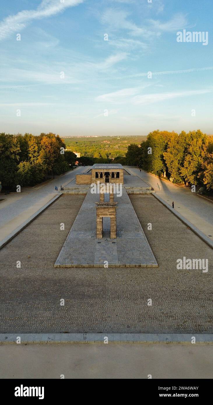 Drone photo amon temple hi-res stock photography and images - Alamy