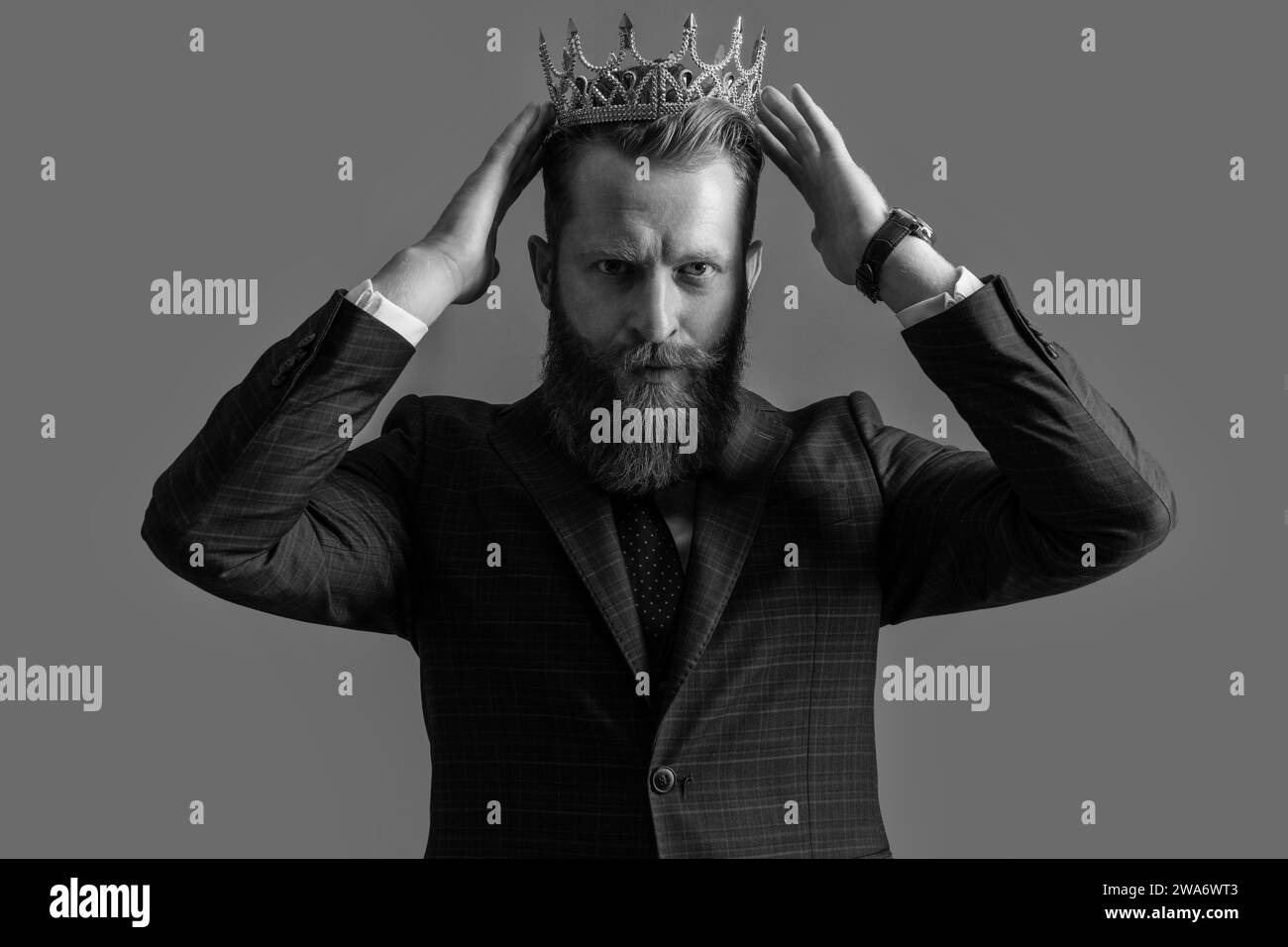 Selfish boss Black and White Stock Photos & Images - Alamy