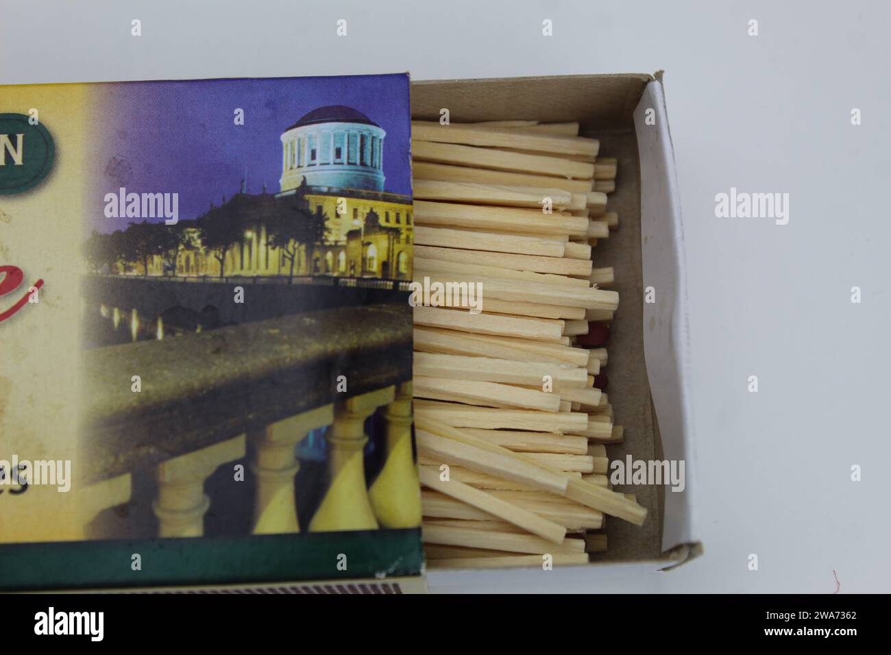 Close-up Macro of Pink Wood Stick Matches in a Box Stock Image - Image of  light, background: 71105929