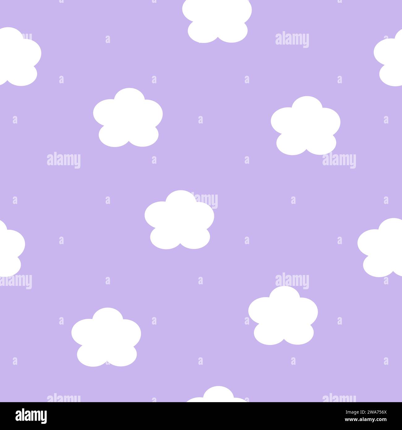 White clouds texture. Seamless pattern Stock Vector Image & Art - Alamy