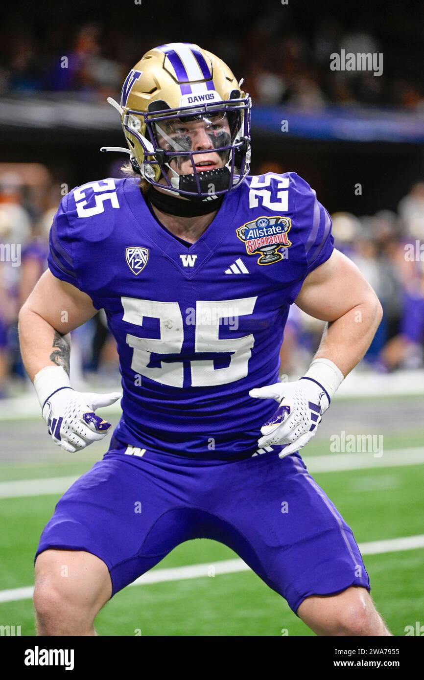 NEW ORLEANS, LA JANUARY 01 Washington Huskies running back Ryder