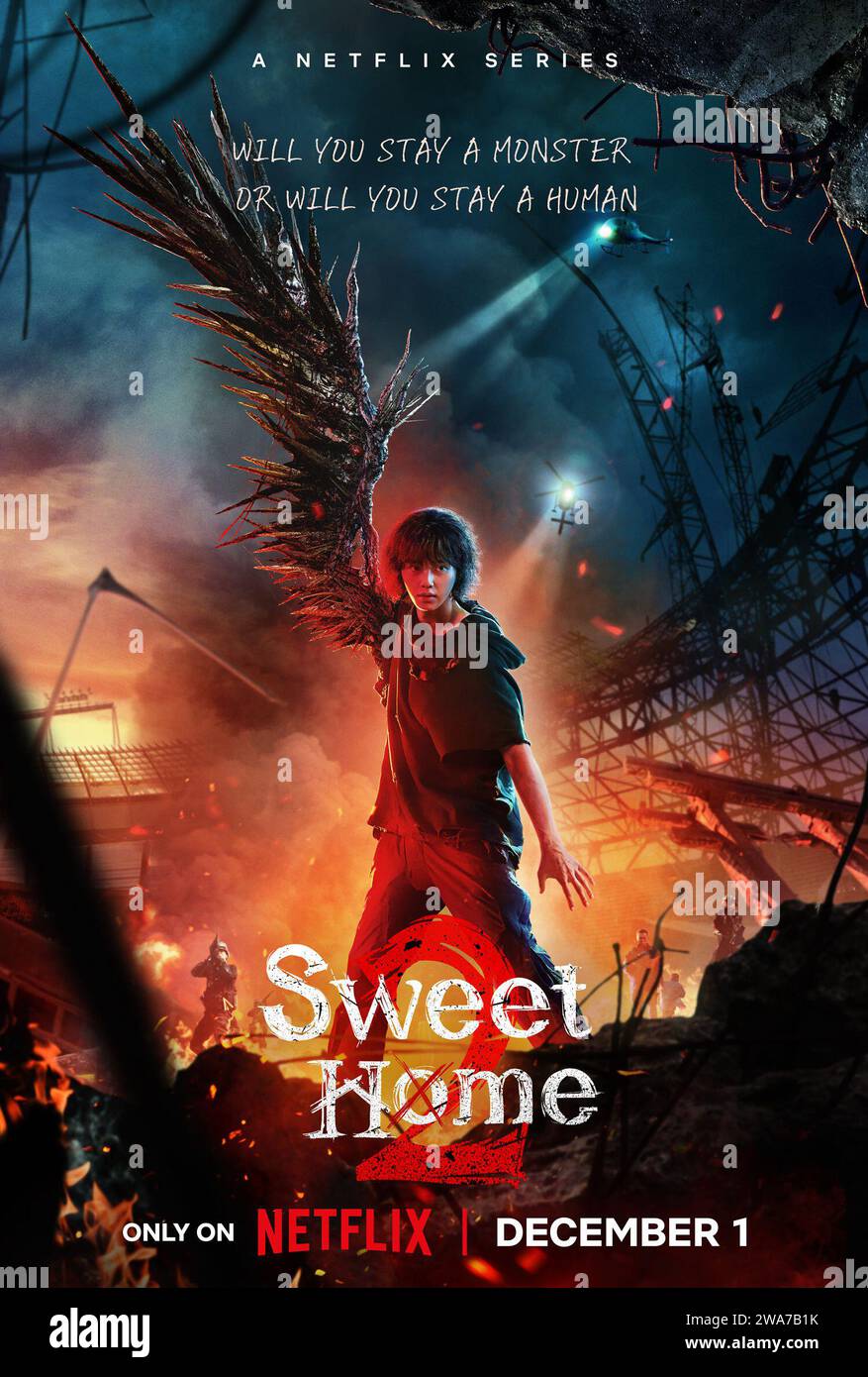 Sweet Home   poster Stock Photo