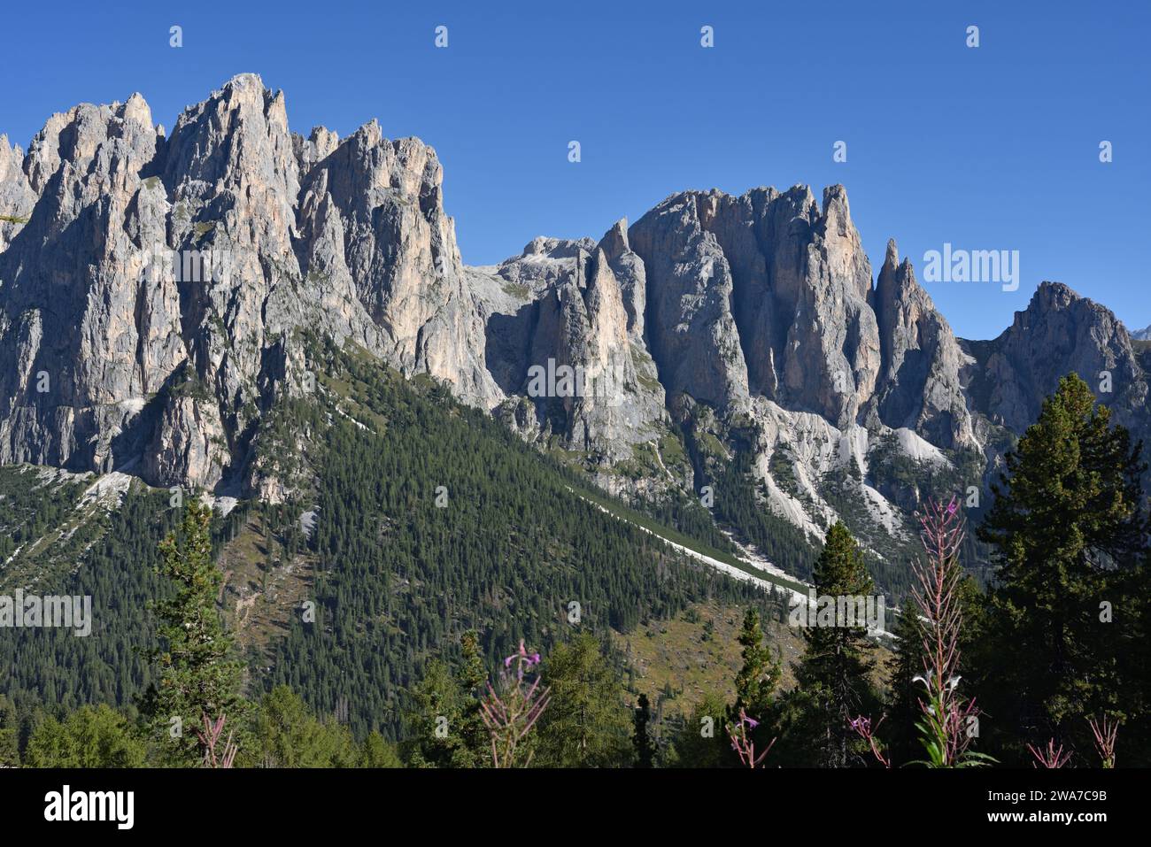 Hiking in the Dolomites, Italy Stock Photo - Alamy