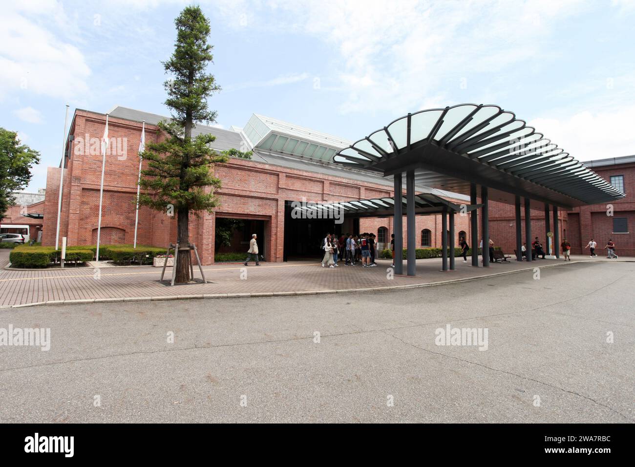 Main entrance at the Toyota Commemorative Museum of Industry and