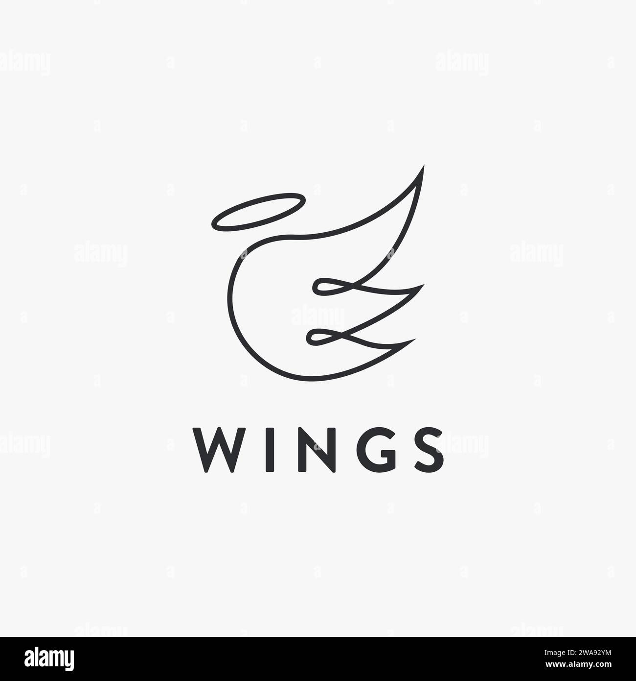 Guardian angel logo hi-res stock photography and images - Alamy