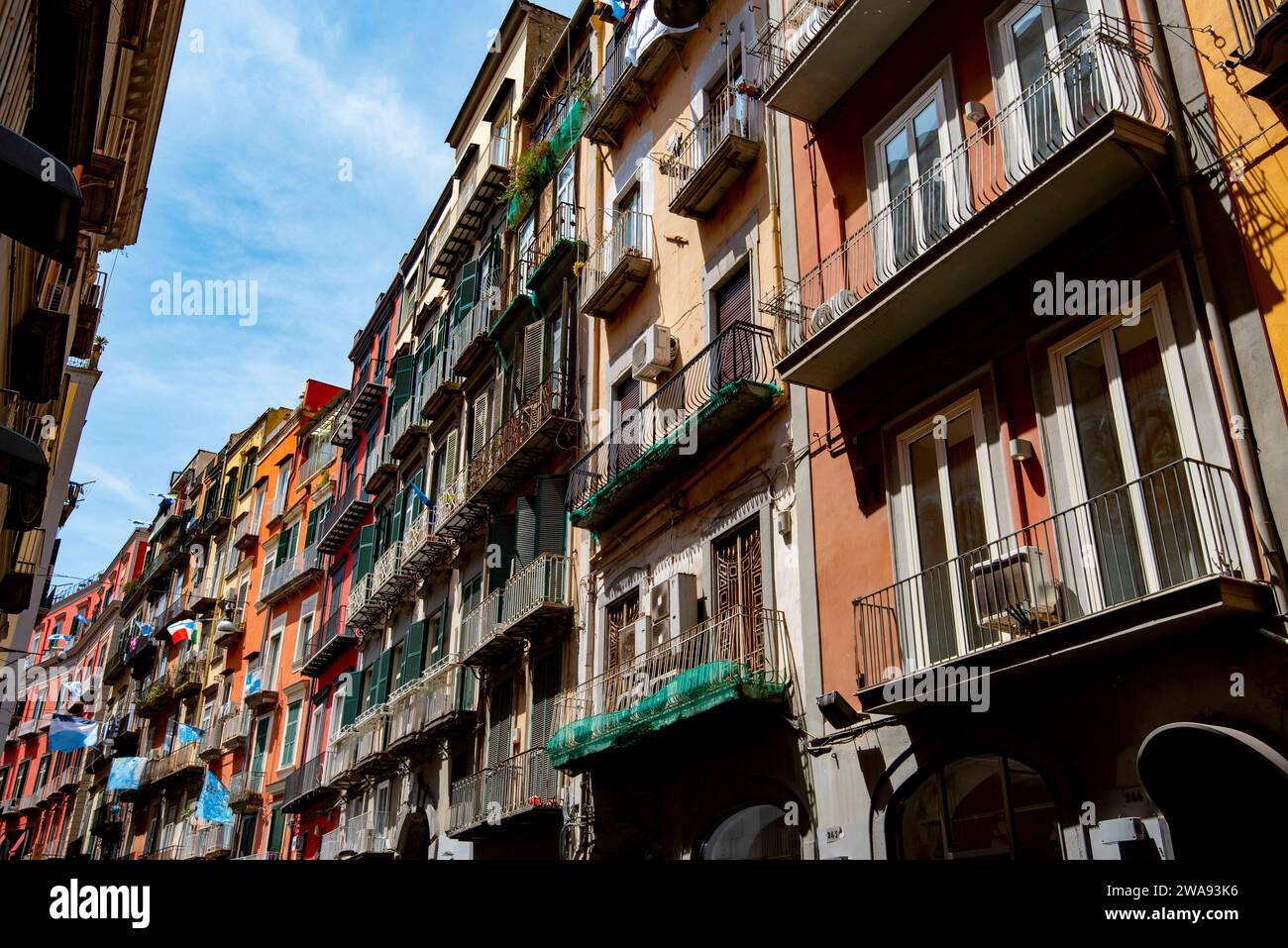 Residential Buildings - Naples - Italy Stock Photo - Alamy