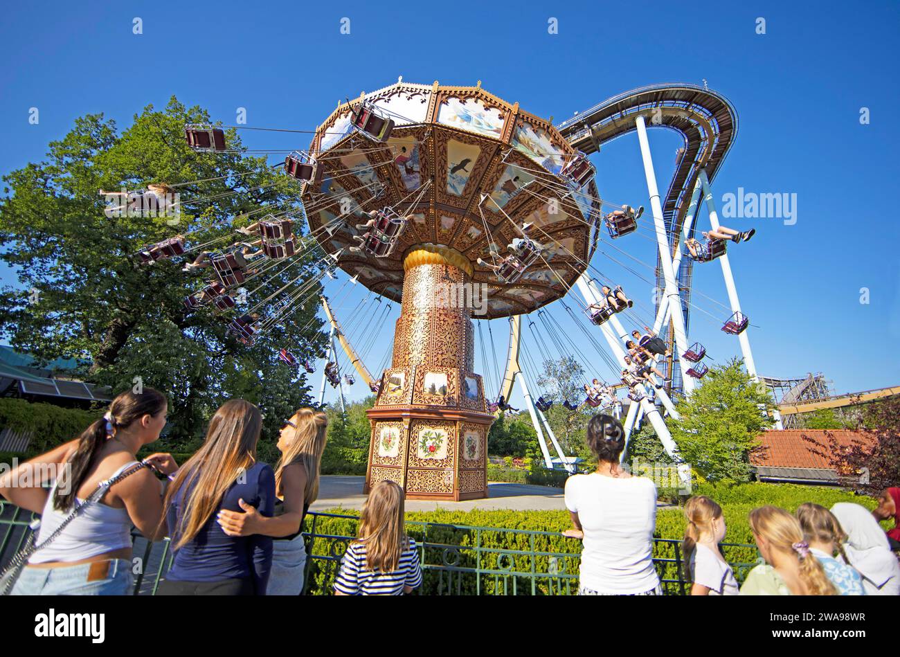 Liseberg Amusement Park, Gothenburg, Västra Götalands län, Sweden, Europe Stock Photo