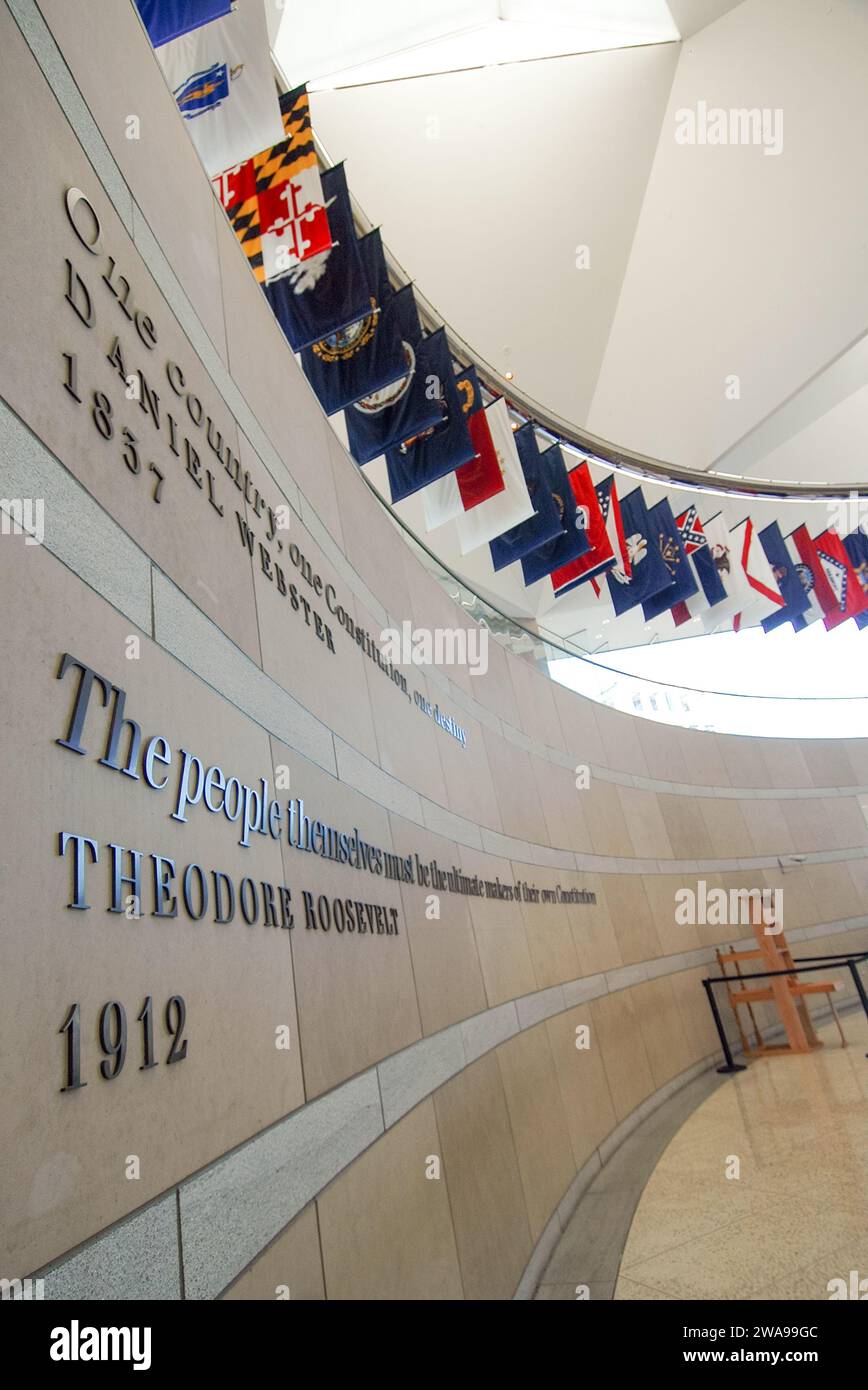 National Constitution Center in Philadelphia, Pennsylvania, USA Stock Photo