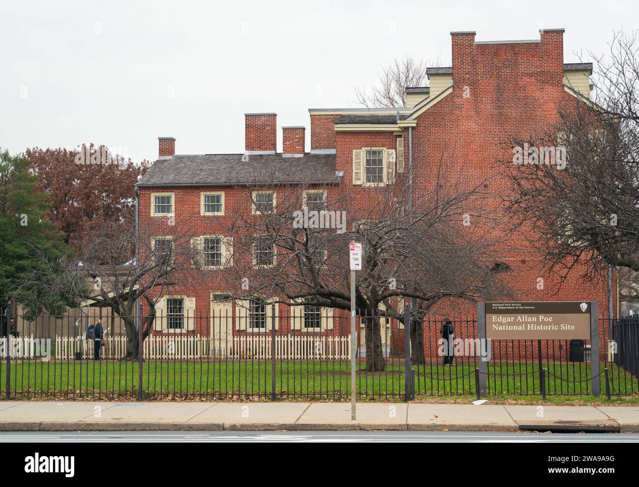 The Exterior of Edgar Allan Poe National Historic Site in Philadelphia