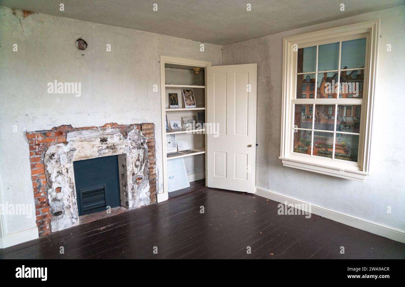 Inside The Edgar Allan Poe National Historic Site in Philadelphia