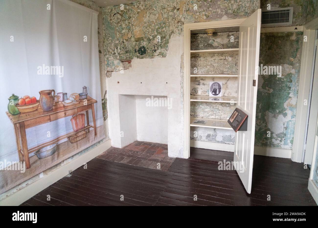 Inside The Edgar Allan Poe National Historic Site in Philadelphia