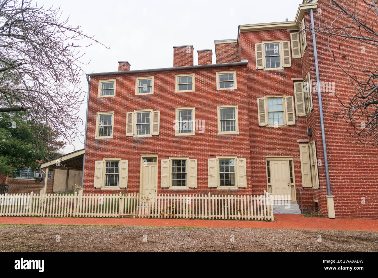 The Exterior of Edgar Allan Poe National Historic Site in Philadelphia
