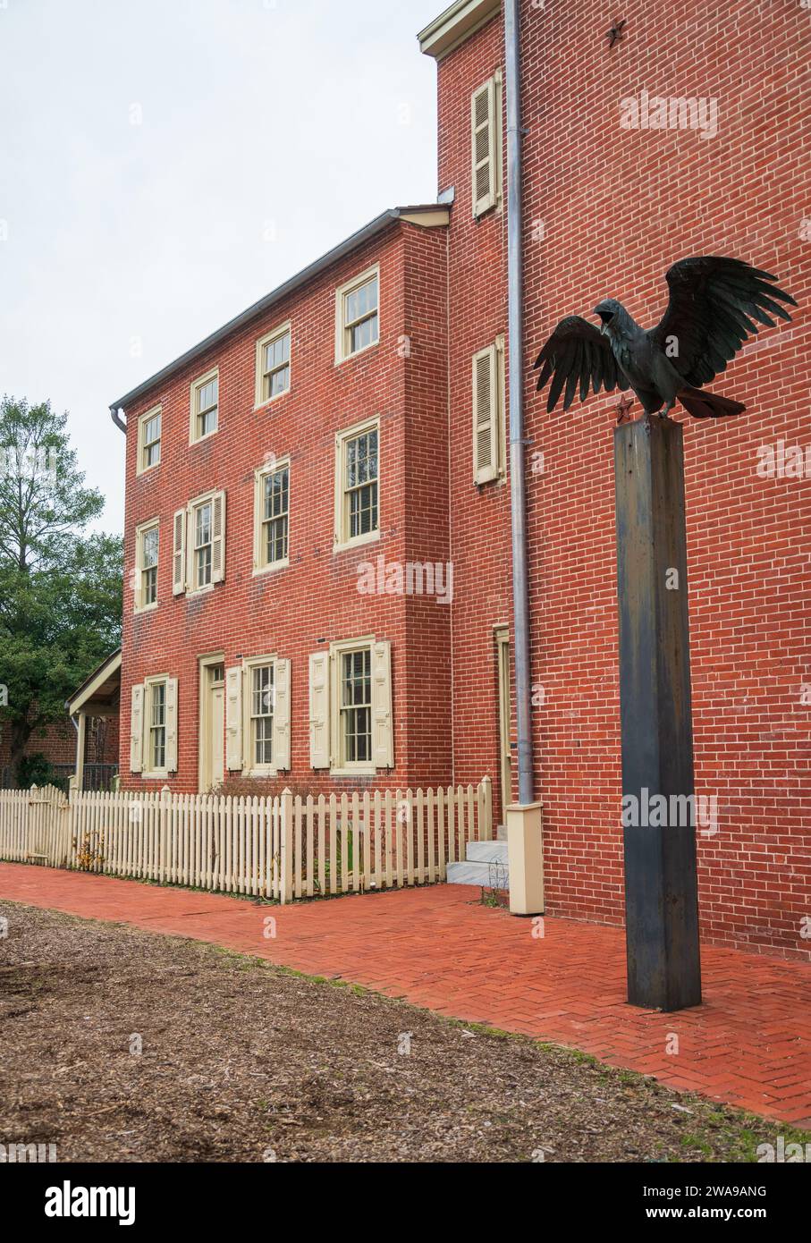 The Exterior of Edgar Allan Poe National Historic Site in Philadelphia