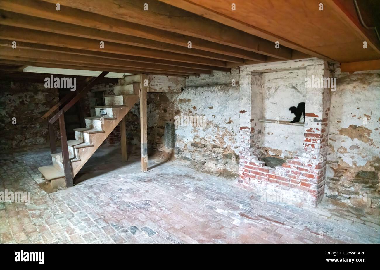 Inside The Edgar Allan Poe National Historic Site in Philadelphia