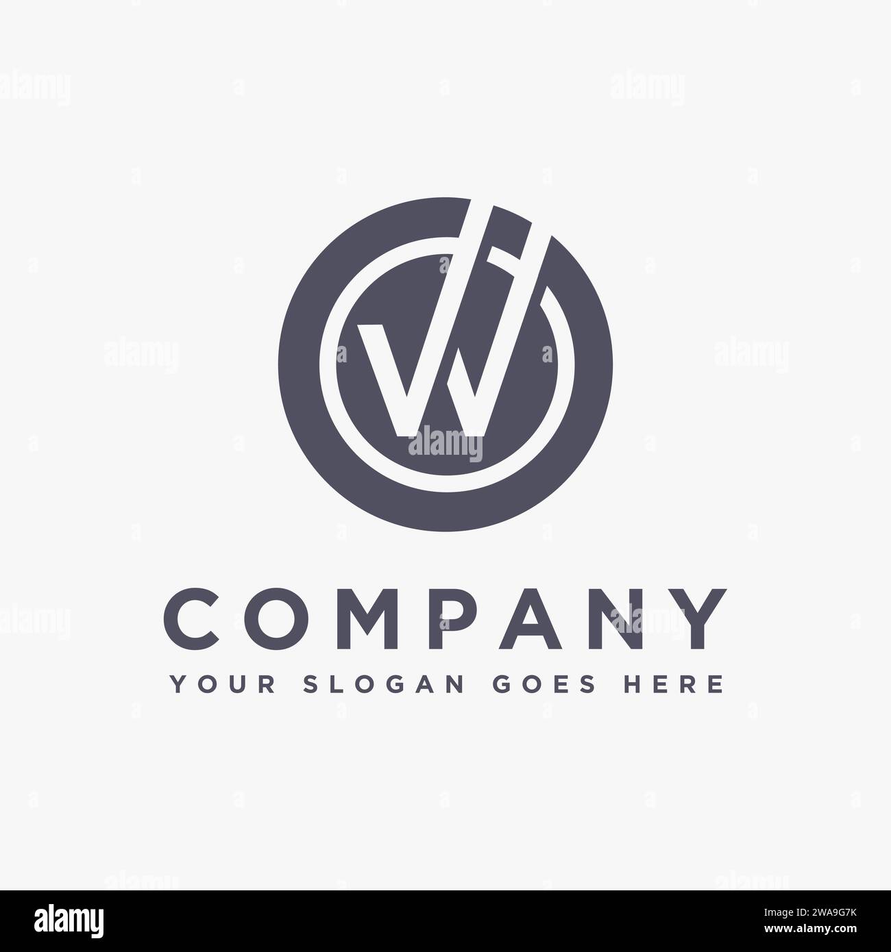 Letter W checkmark logo icon vector template on white background Stock ...