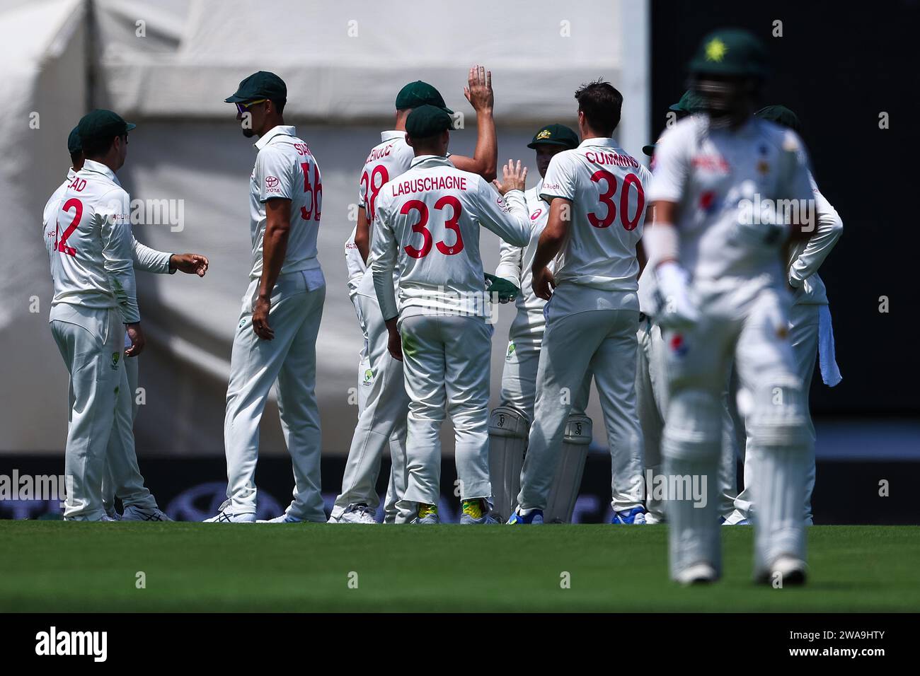 Sydney Cricket Ground, Sydney, Australia. 3rd Jan, 2024. International Test Cricket, Australia