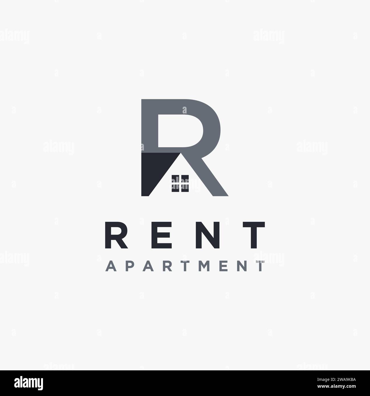 Letter businessman logo vector Cut Out Stock Images & Pictures - Alamy