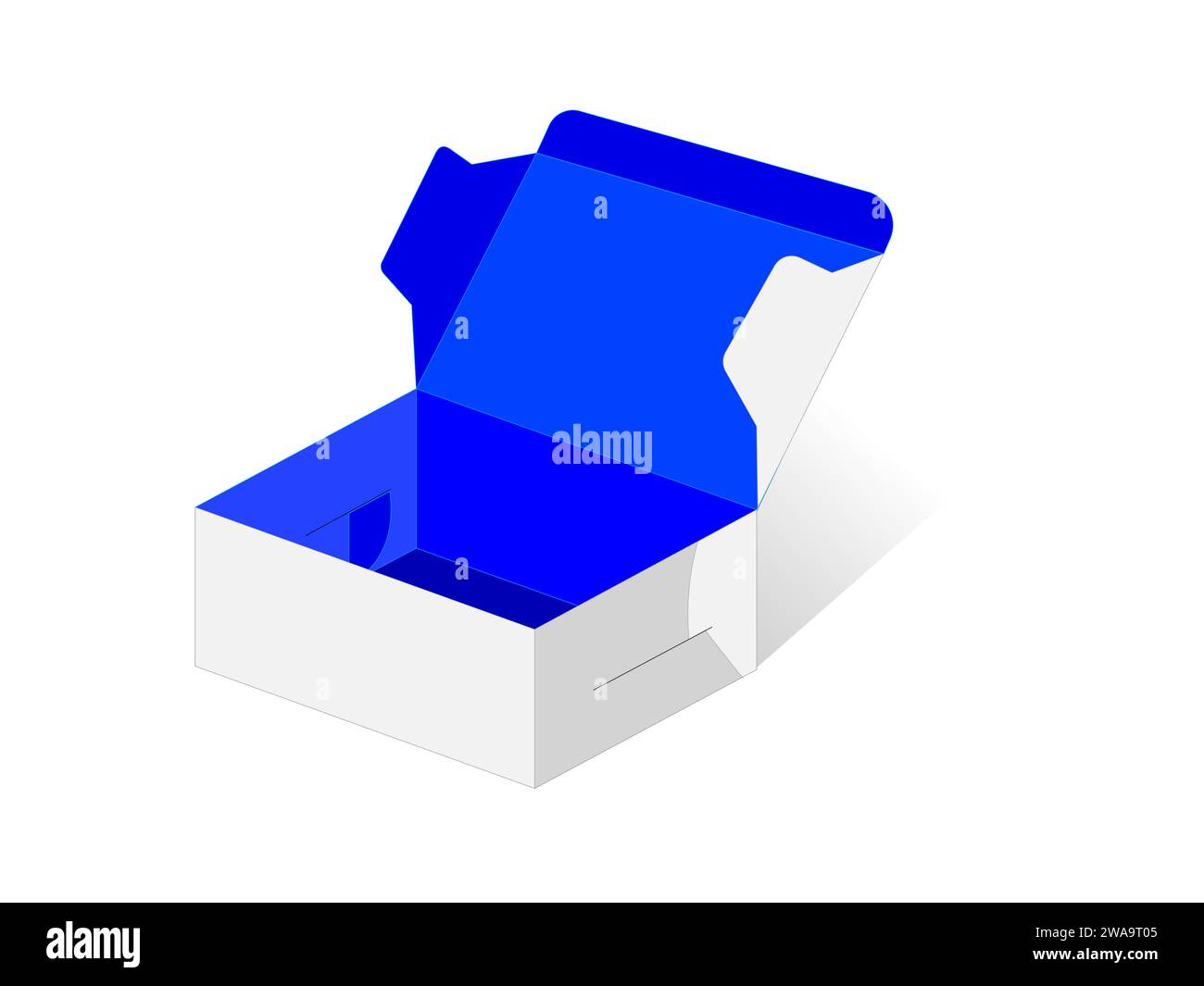 Classic Box, Storage Box, Shipping Box, 3d box Editable Vector File ...