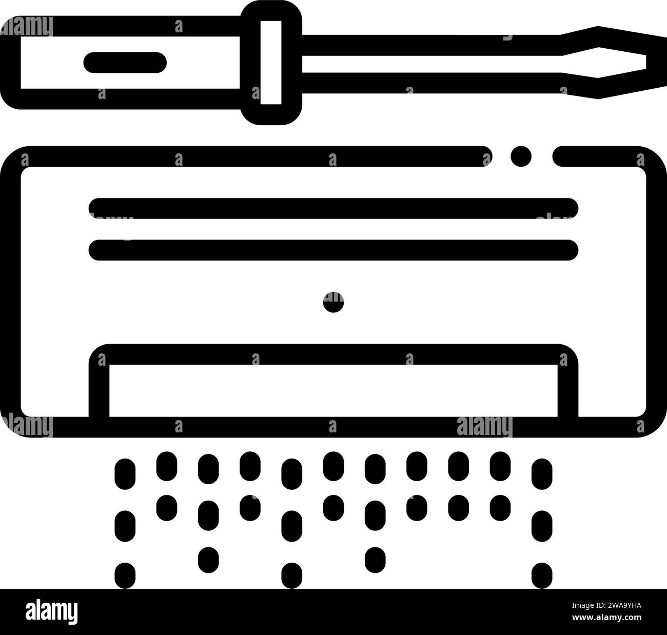 Icon for ac service,cleaner Stock Vector