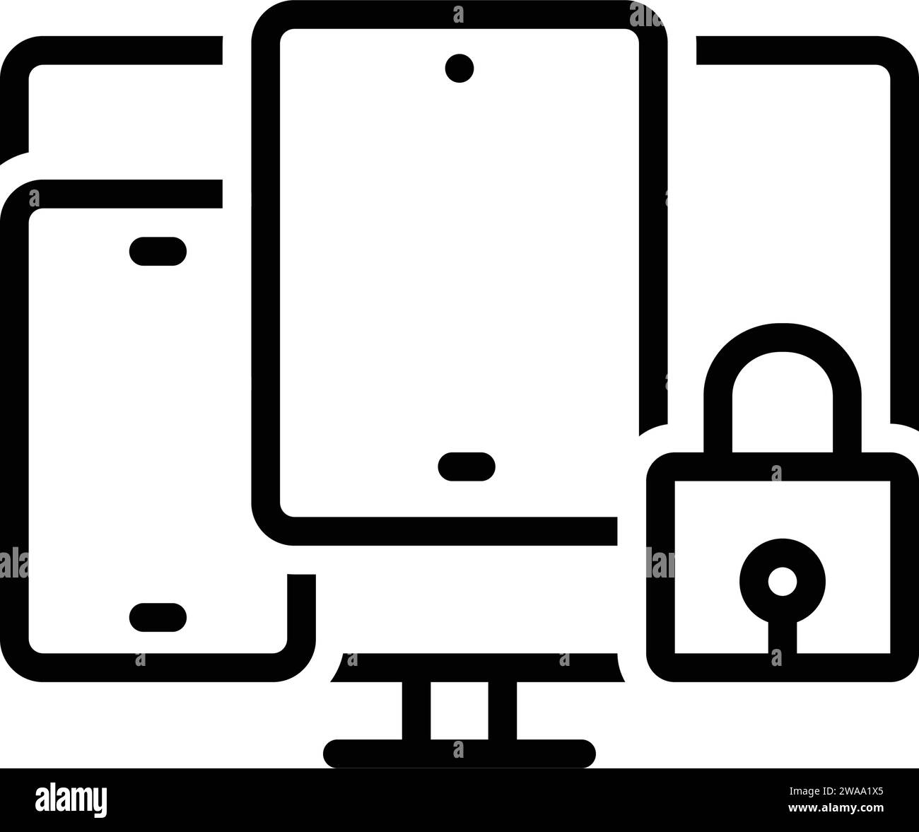 Authentication device Stock Vector Images - Alamy