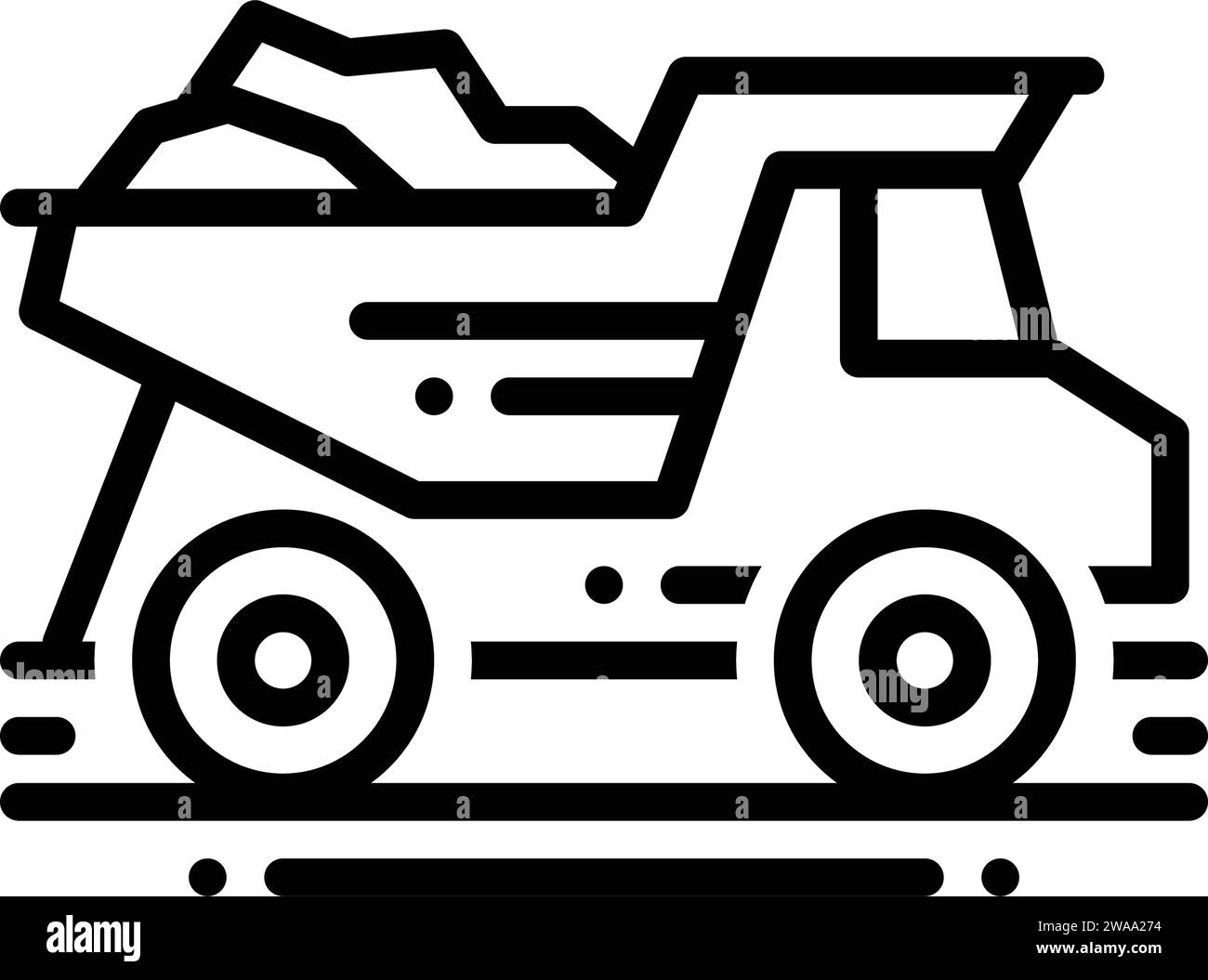 Icon for dump,truck Stock Vector Image & Art - Alamy