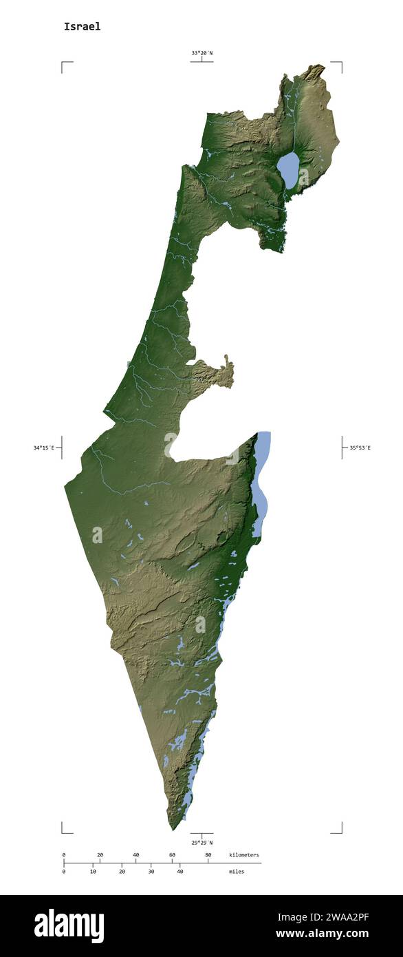 Shape of a Pale colored elevation map with lakes and rivers of the