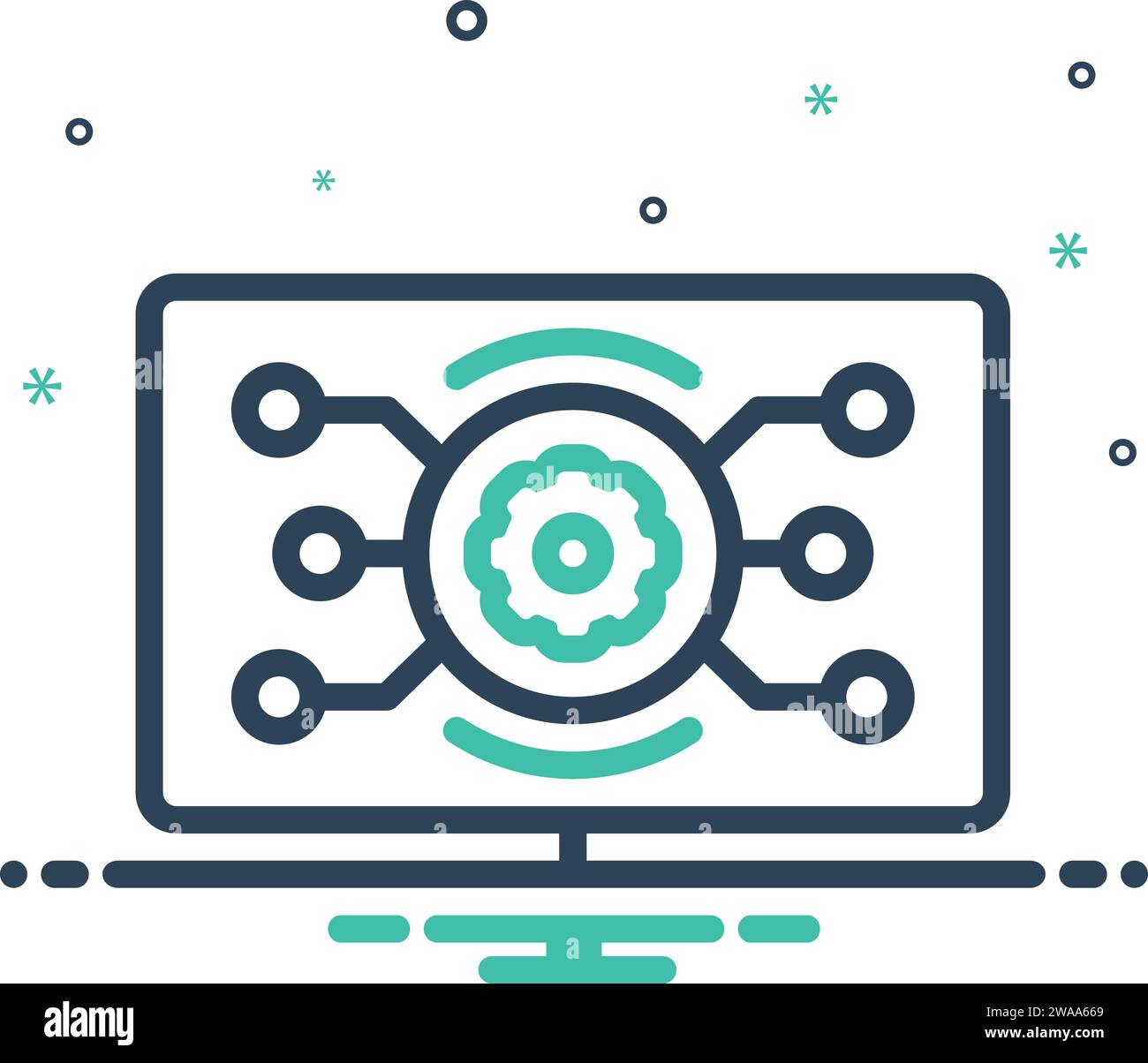 Icon for featuring,displaying Stock Vector Image & Art - Alamy