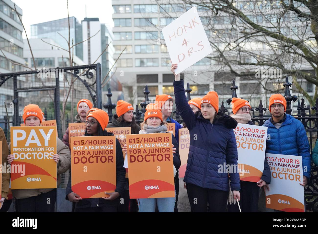 Junior doctors and members of the British Medical Association (BMA ...