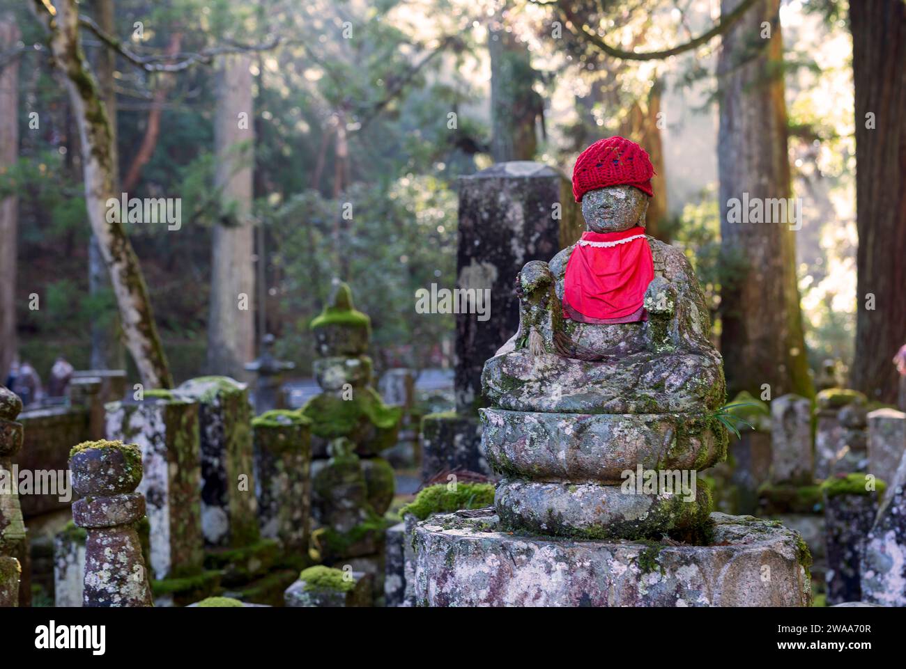 Koyasan: 06 December 2023 - View from Okunoin Cemetery in Koyasan, Japan. Koyasan located in the Kansai region of Wakayama prefecture Stock Photo