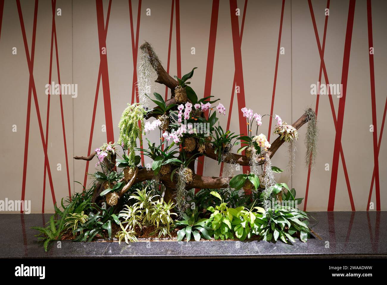 Decorations in changi airport hi-res stock photography and images - Alamy