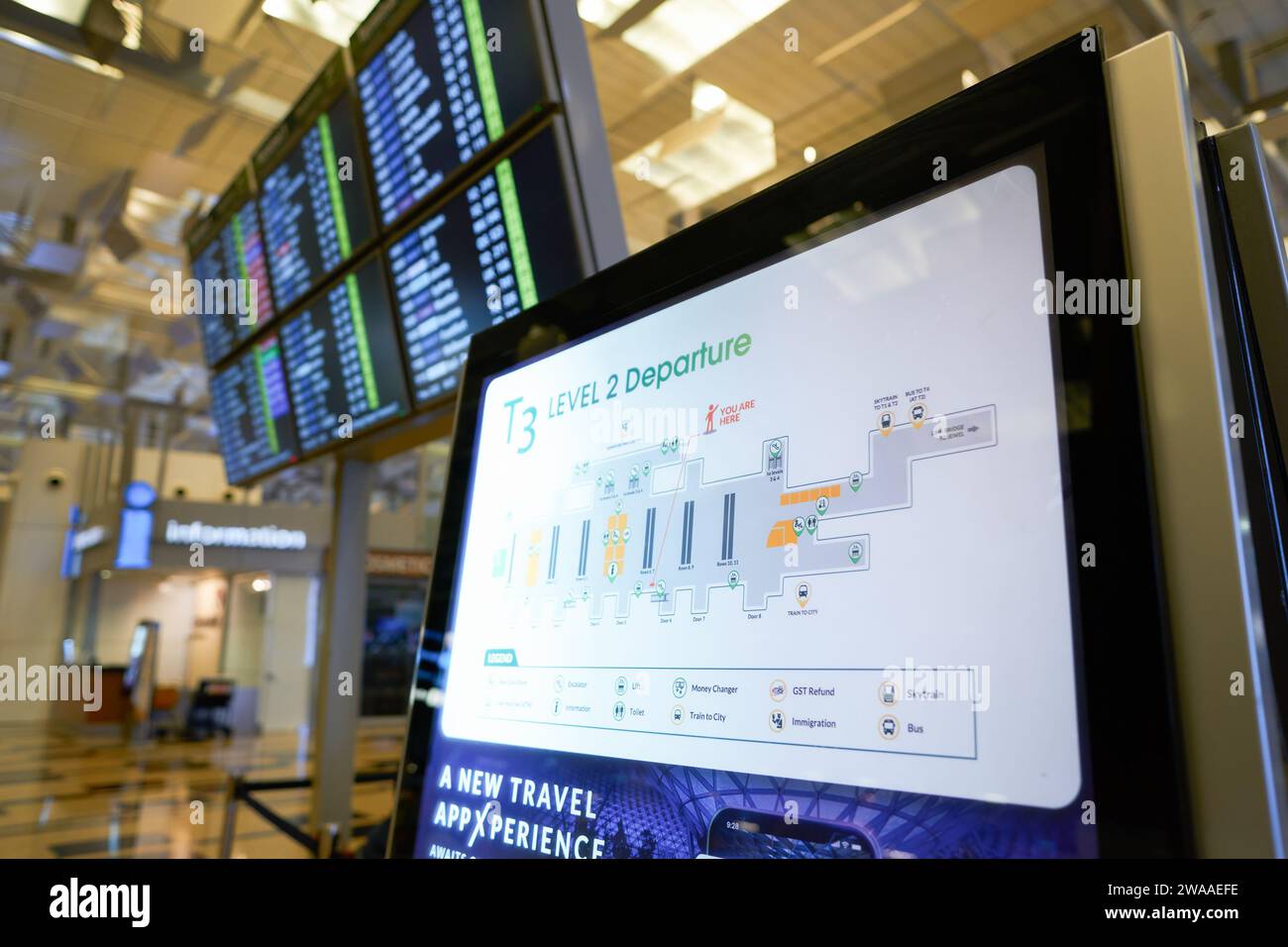 Terminal 3 map hi-res stock photography and images - Alamy