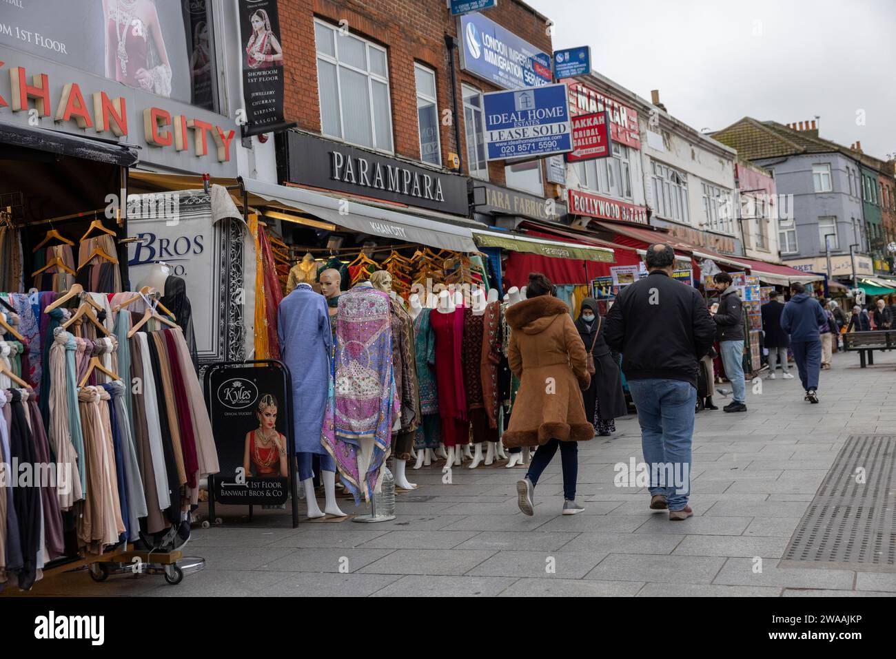 Southall West London, the largest Punjabi community outside India, England, United Kingdom Stock Photo