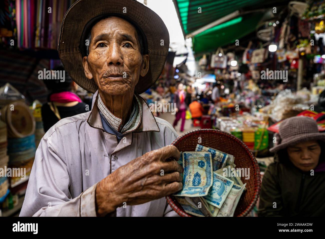 Poverty and poor people in Vietnam Stock Photo