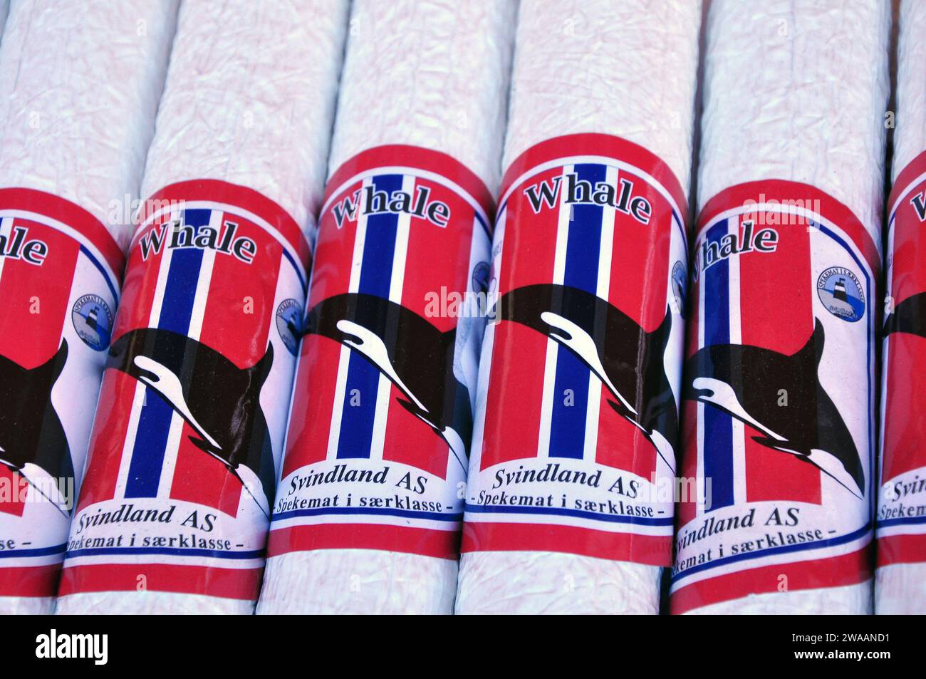 Whale for sale, Bergen fish market, Norway Stock Photo Alamy