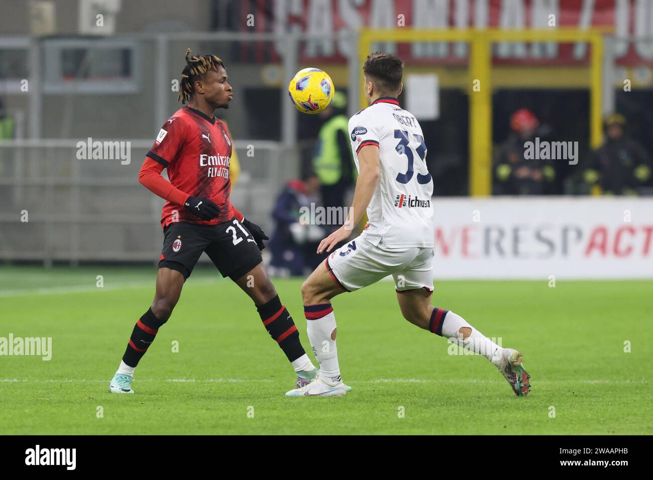 Milan, Italy. 02nd Jan, 2024. January 2 2024 Milan Italy sport