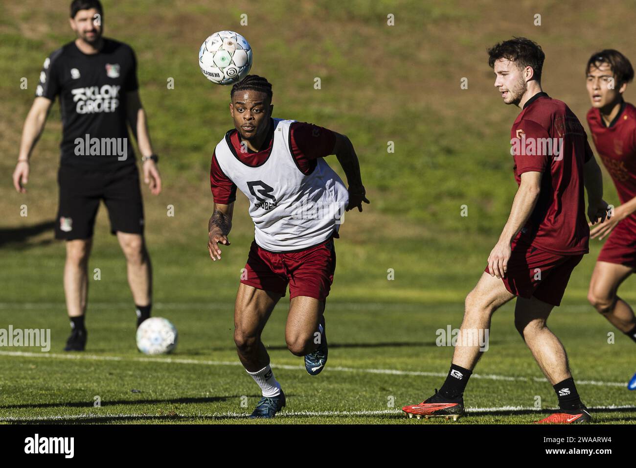 Mijas, Netherlands. 3 January, 2024. Training NEC in Mijas. NEC player